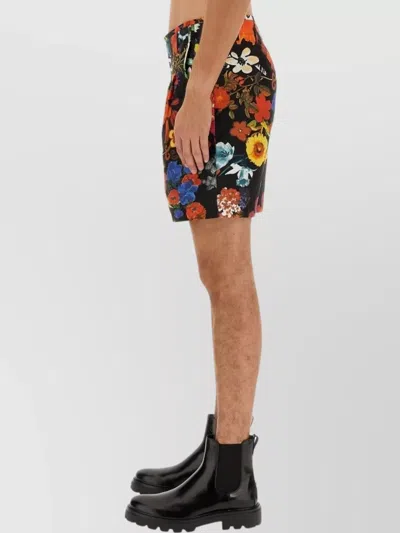 Moschino Multicolored Floral Shorts