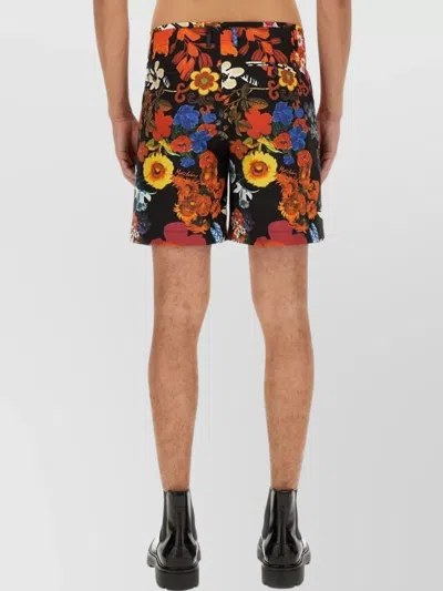 Moschino Multicolored Floral Shorts
