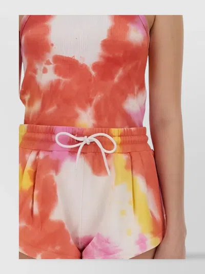 Msgm Tie-dye Tank Top In Multi