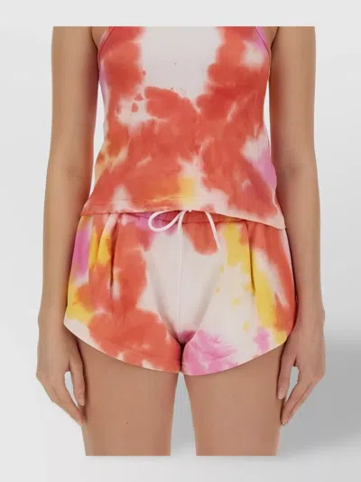 Msgm Tie-dye Tank Top In Multi