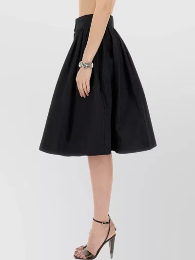 Moschino Midi Skirt In Black