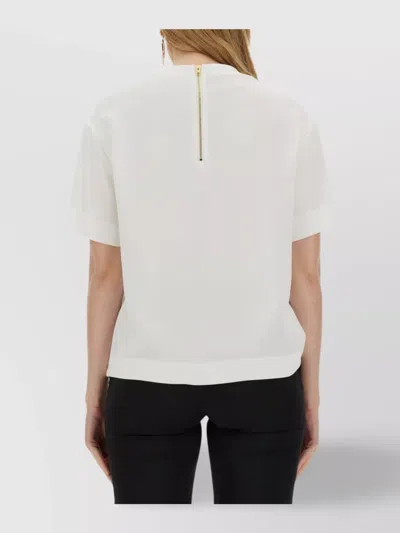 Moschino Couture Enver Satin Blouse Still Life With Heart