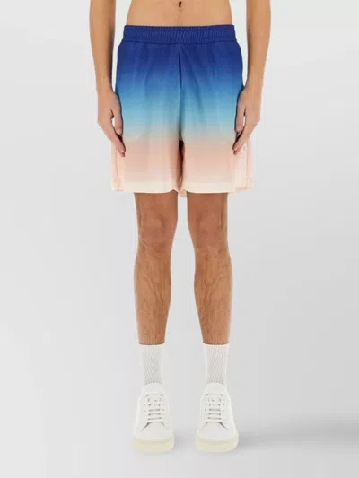 Casablanca Gradient Football Shorts In Blue