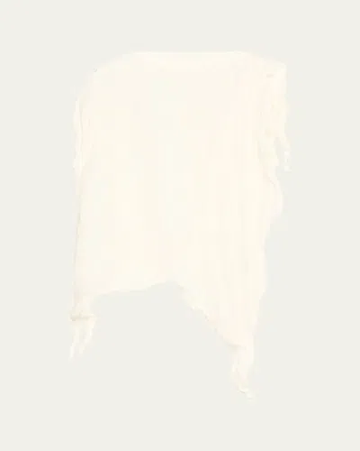 Issey Miyake Wrinkled And Twisted Top