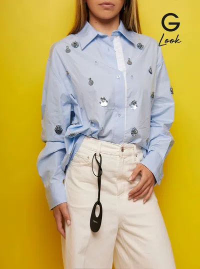 Coperni Black Charm With Built-in Mirror And Logo Lettering On The Front In Leather Woman