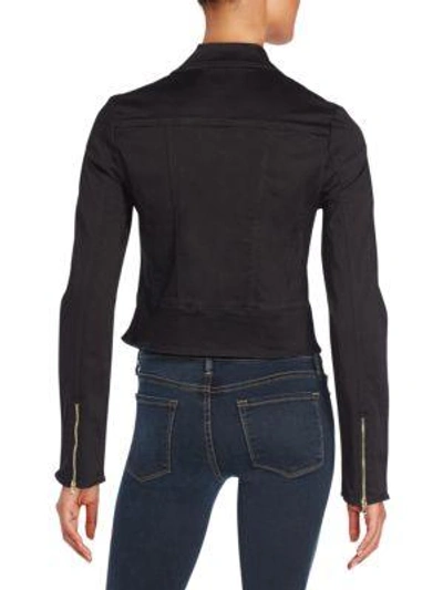 Shop Frame Zip-detailed Jacket In Black