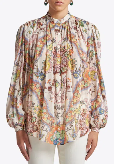 Etro Floral Print Blouse