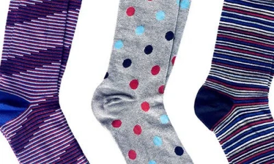 Unsimply Stitched Assorted 3-pack Crew Socks In Multi