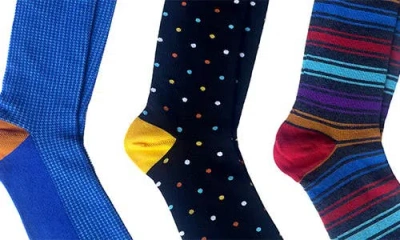 Unsimply Stitched Assorted 3-pack Crew Socks In Blue