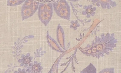 Zimmermann Mixed-print Shirt With Button Front In Blue