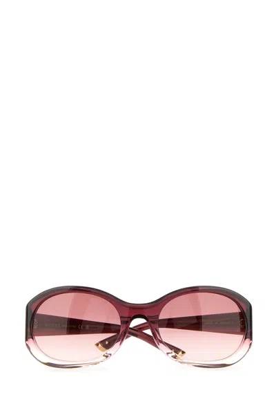 Gucci Burgundy Acetate Sunglasses