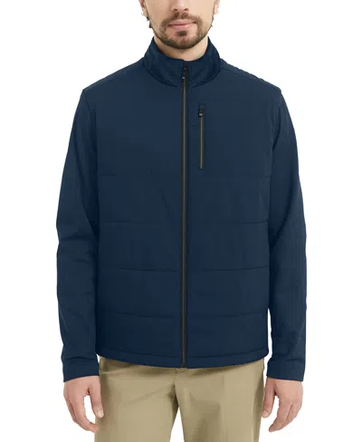 Hawke & Co. Men's Performance Pro Stretch Light Quilt Jacket In Blue