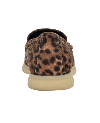 Guess Women's Aryana Interlaced Suede Slip-on Boat Loafers