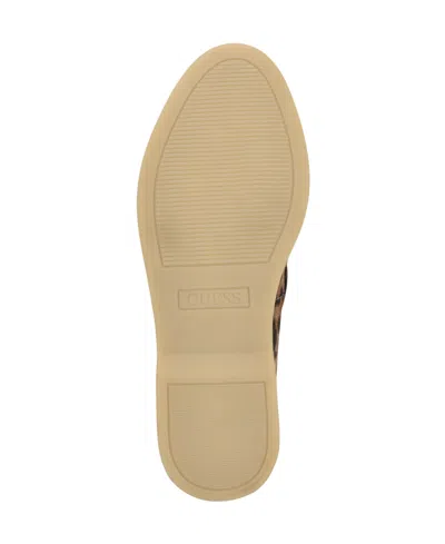 Guess Women's Aryana Interlaced Suede Slip-on Boat Loafers