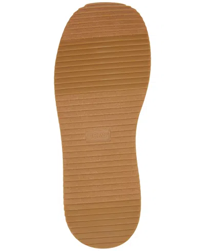 Toms Women's Jocelyn Almond Toe Espadrille Platform Flats