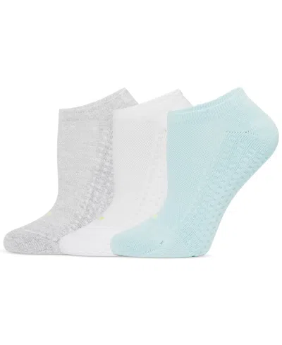Hue Air Cushion No-show Socks, Set Of 3 In Multi