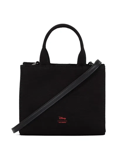 Karl Lagerfeld X Disney Mini Tote Bag In Black