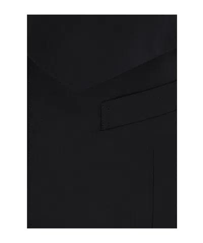 Comme Des Garçons Off Shoulder Jacket In Black