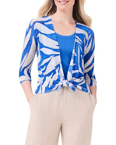Nic + Zoe Nic+zoe Meadow Mix 4-way Linen Blend Convertible Cardigan