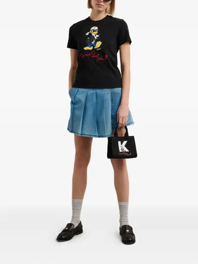 Karl Lagerfeld Disney X Kl T-shirt In Black