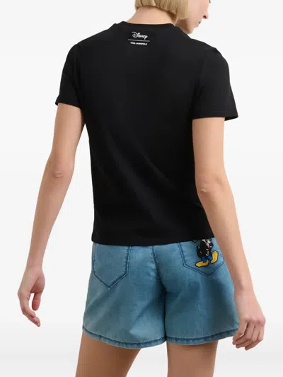 Karl Lagerfeld Disney X Kl T-shirt In Black