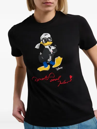 Karl Lagerfeld Disney X Kl T-shirt In Black