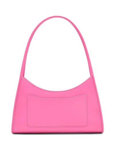 Marc Jacobs The Claw Clip Shoulder Bag In Brushed Leather Color Pink