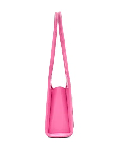 Marc Jacobs The Claw Clip Shoulder Bag In Brushed Leather Color Pink