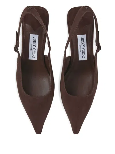 Jimmy Choo Amel 50 Pumps In Chocolate Colour Women In Brown