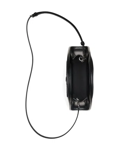 Marc Jacobs Glam Claw Clip Leather Crossbody Bag In Black