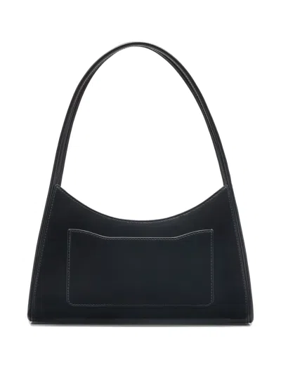 Marc Jacobs Glam Claw Clip Leather Shoulder Bag In Black