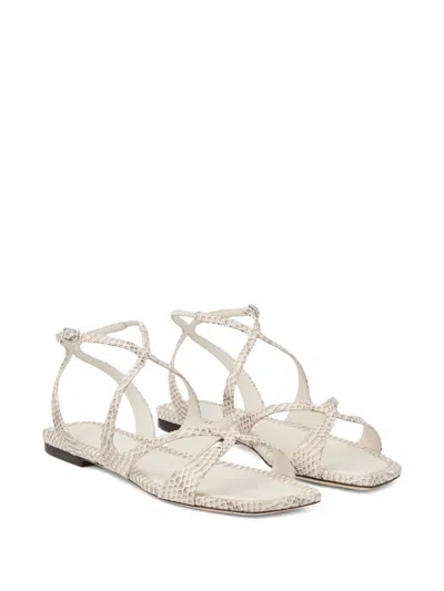 Jimmy Choo Ayla Flat In Neutral