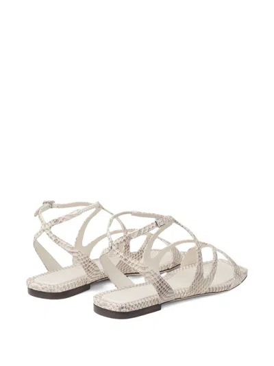 Jimmy Choo Ayla Flat In Neutral