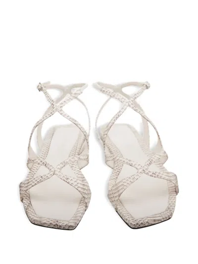 Jimmy Choo Ayla Flat In Neutral