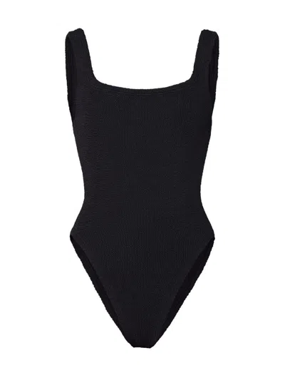 Hunza G Square Neck Swim One Piece Swimsuit