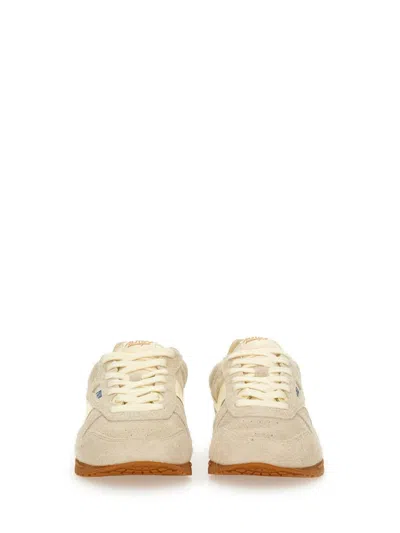 Autry 'windspin Low' Grey Sneaker With Logo On The Side And On The Heel