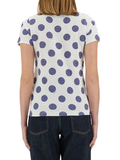 Moschino Organic Jersey T-shirt Biro Polka Dots