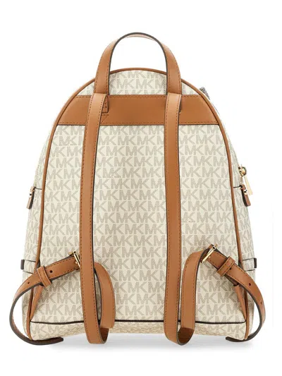 Michael Kors Medium Backpack Zipper Rhea Handle Front