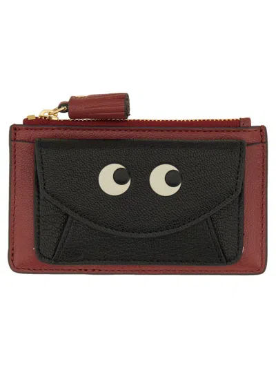 Anya Hindmarch Women Black Leather Card Holder