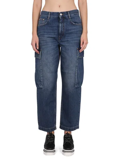 Stella Mccartney High-waisted Cropped Leg Jeans