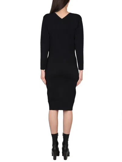 Stella Mccartney V-neck Knitted Midi Dress