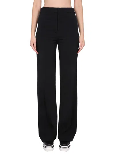 Stella Mccartney Wide-legged Tailored Pants With Zipper And Hook Closure