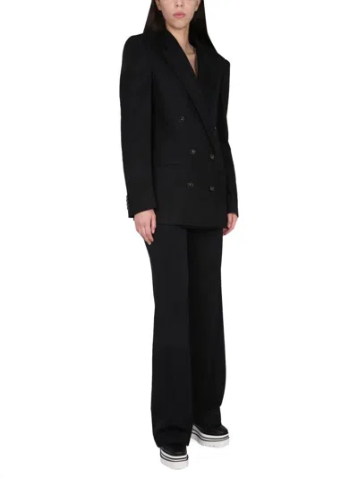 Stella Mccartney Wide-legged Tailored Pants With Zipper And Hook Closure