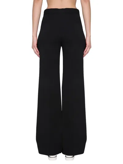 Stella Mccartney Wide-legged Tailored Pants With Zipper And Hook Closure