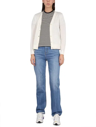 Tory Burch Wool And Silk Cardigan