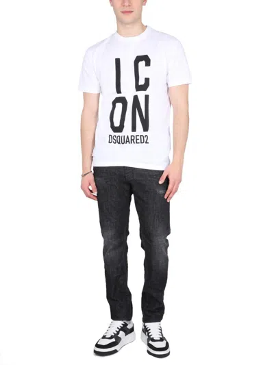 Dsquared2 Tidy Biker Mid-rise Logo-patch Skinny Jeans