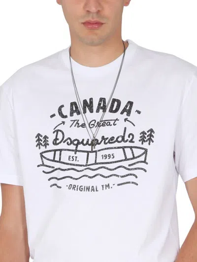 Dsquared2 Men's Logo Print T Shirt