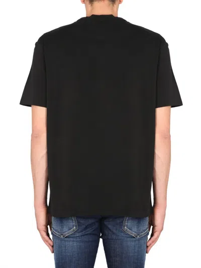 Dsquared2 Dsquared Men Logo Print T-shirt In Black