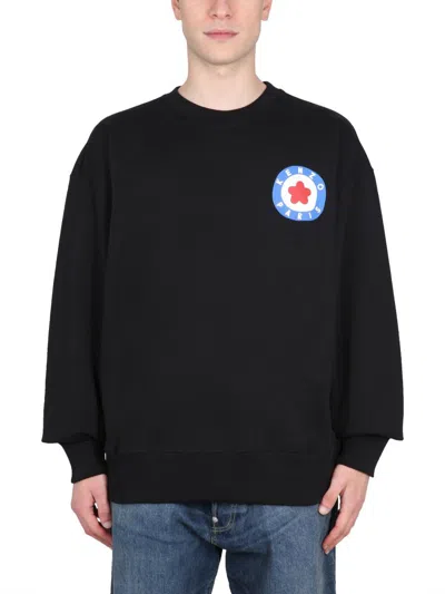 Kenzo Logo Cotton Oversized Sweatshirt