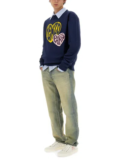 Kenzo Hearts Classic Sweatshirt